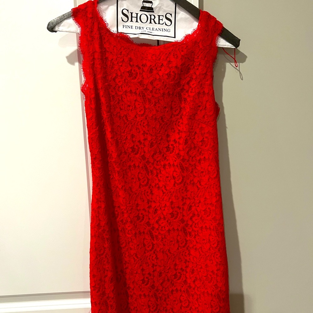 Beautiful Adrianna Papell Red Dress. Size 4.
